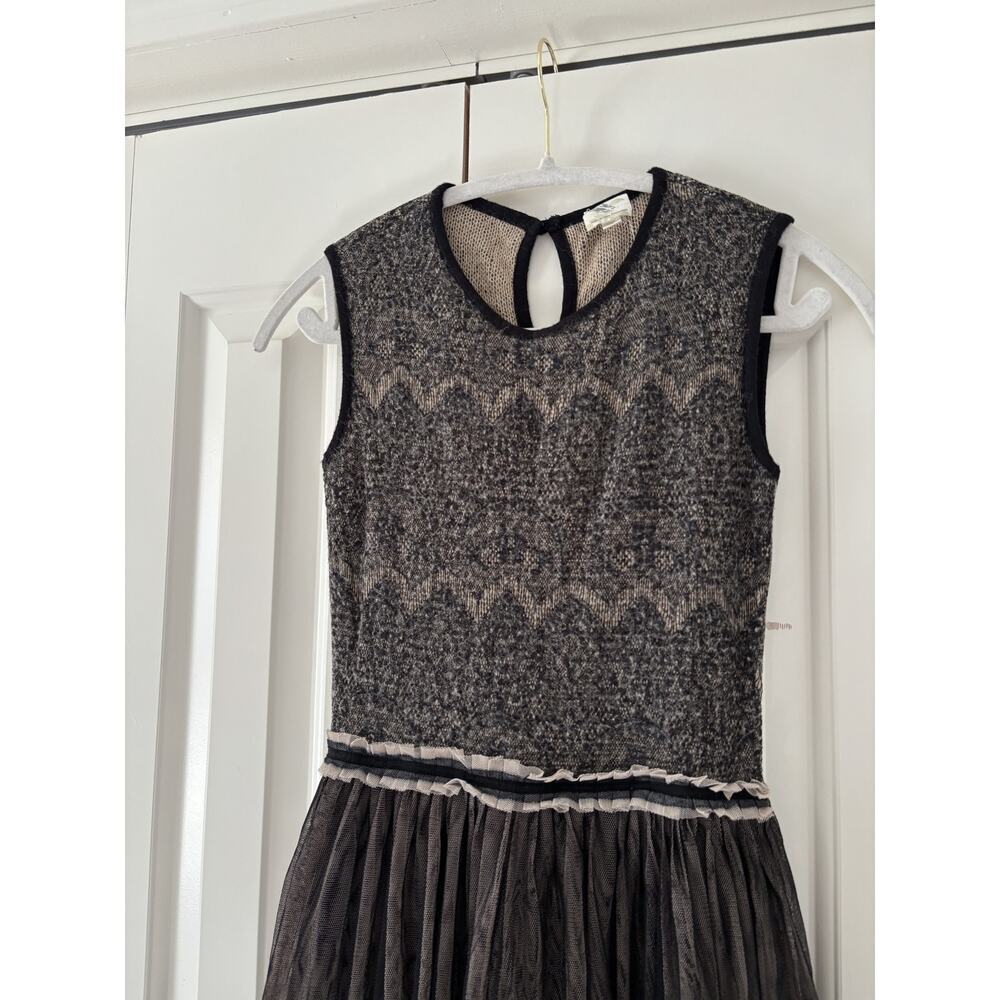 Weston Wear XS Sheer Black Tulle Midi Dress - Picture 4 of 10